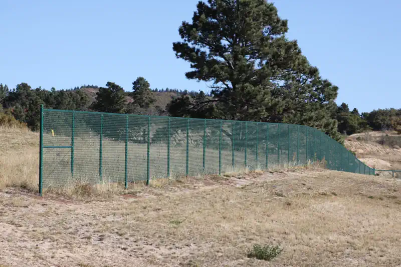 green fencing